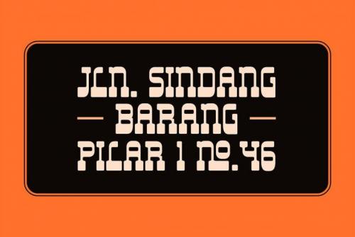 Liong Display Font 2
