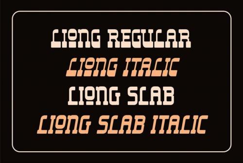 Liong Display Font 3