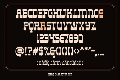 Liong Display Font 7