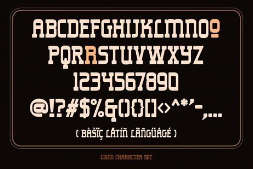 Liong Display Font 9