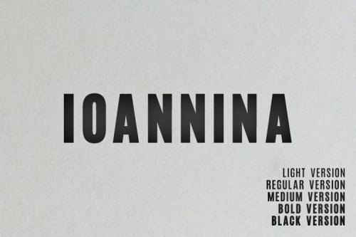Ioannina Sans Serif Font Family
