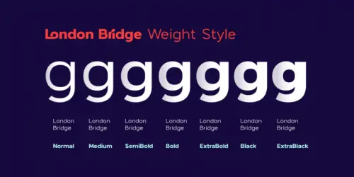 London Bridge Sans Font 10