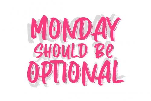 Love Monday Brush Font 2