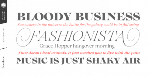 Lovelace Font Family 4