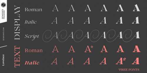 Lovelace Font Family 6