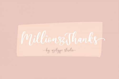 Lovely Ampersand Calligraphy Font  12