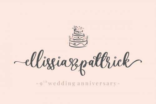 Lovely Ampersand Calligraphy Font  9