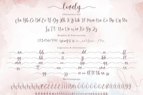 Lovely Calligraphy Font 2