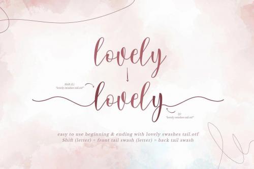 Lovely Calligraphy Font 6