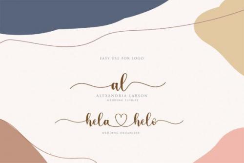 Lovely Girly Calligraphy Font  2'