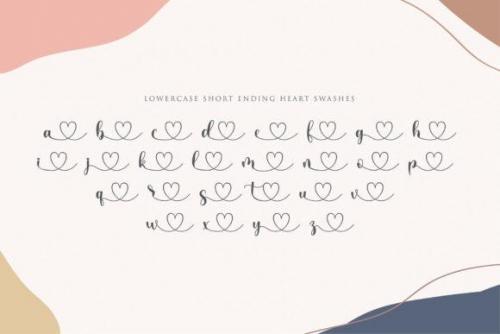 Lovely Girly Calligraphy Font  5