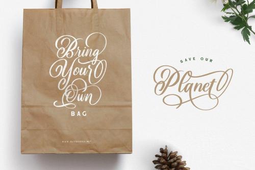 Lovina Calligraphy Font 9