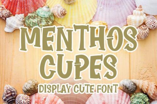 MENTHOS CUPES Display Font