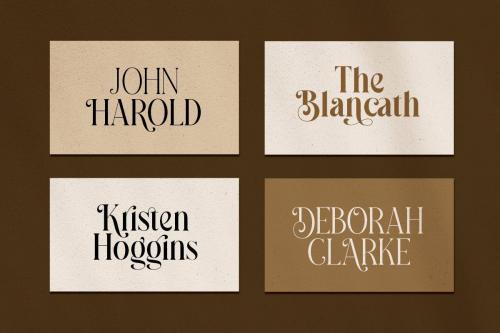 Madegra Modern Serif Font  7