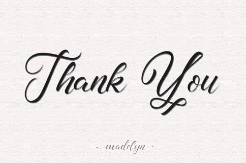 Madelyn Chic Script Font 6