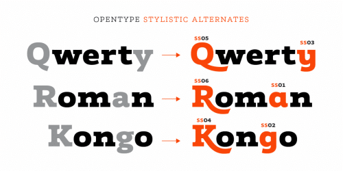 Madero Slab Serif Font  1