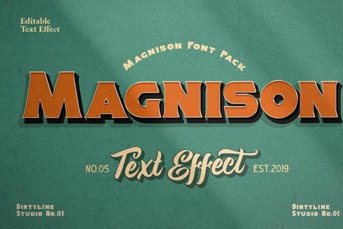 Magnison Script Font  33