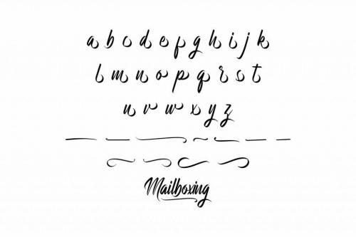 Mailboxing Brush Font 1