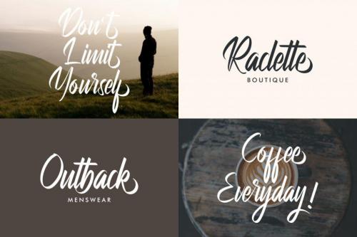 Mailboxing Brush Font 7