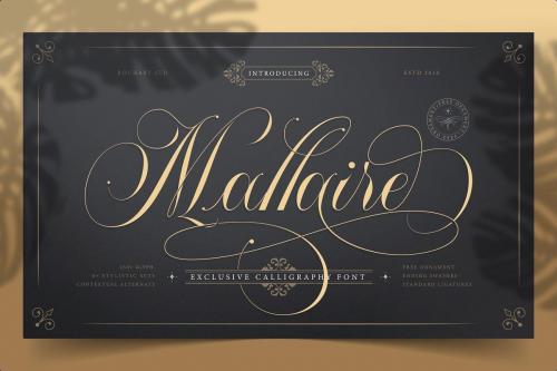 Mallaire Exclusive Calligraphy Font