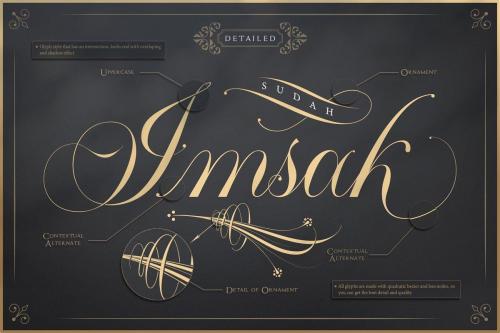 Mallaire Exclusive Calligraphy Font  1
