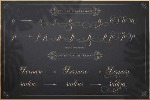Mallaire Exclusive Calligraphy Font  5