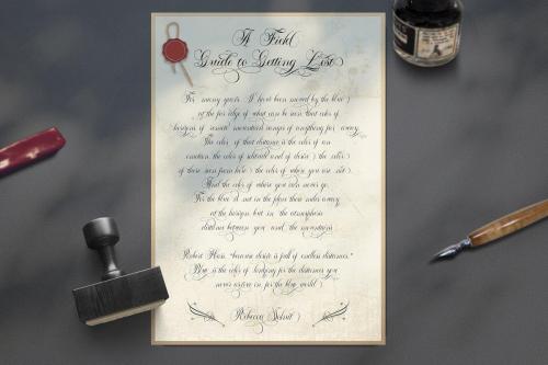 Mallaire Exclusive Calligraphy Font  9