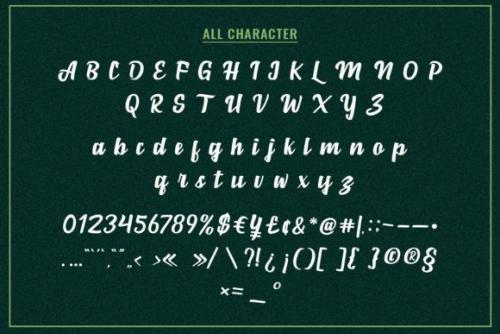 Marbrorn Script Font 7