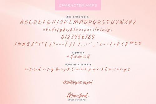 Maristand Brush Font 6