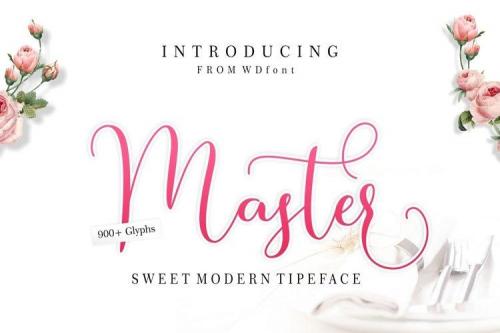 Master Script Font 1