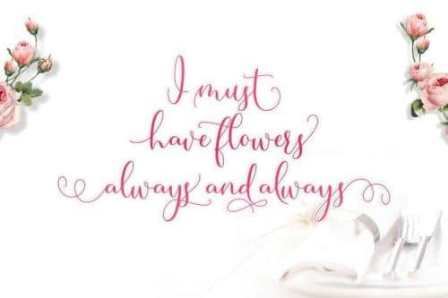 Master Script Font 6