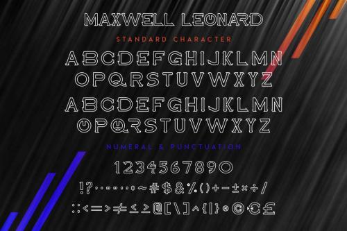 Maxwell Leonard Display Font 3