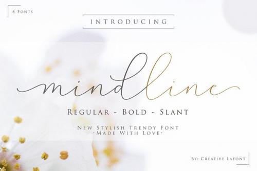 Mindline Script Font 1
