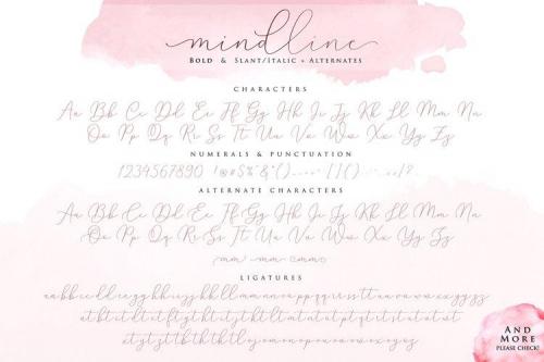 Mindline Script Font 5