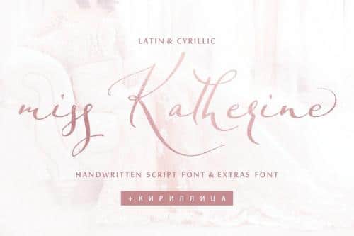 Miss Katherine Script Font 1