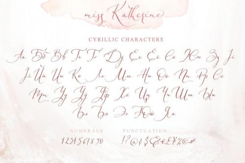 Miss Katherine Script Font 16