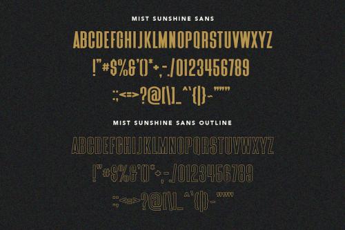 Mist Sunshine Brush Font 1