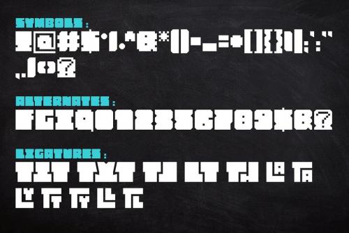 Mistry Box Boldest Display Font 8