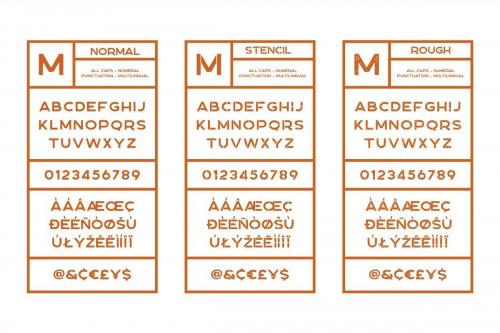 Mondresh Rough Sans Font  8