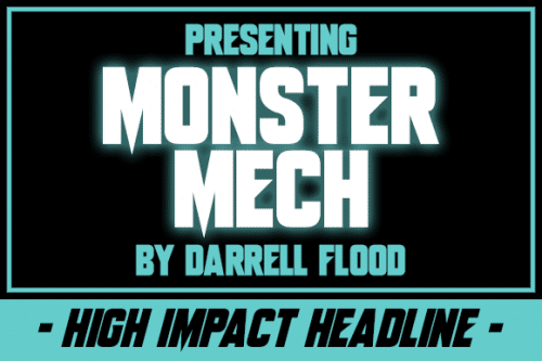 Monster Mech Display Font