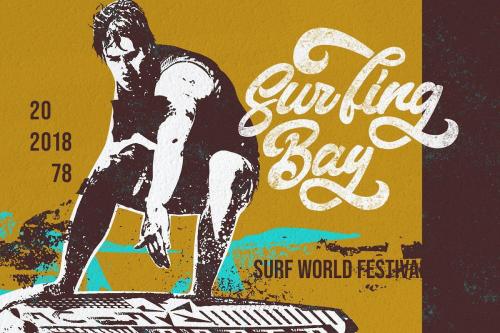 Montages Retro Bold Script Font  3