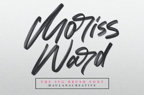 Moriss Ward Brush Font