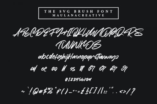 Moriss Ward Brush Font 3