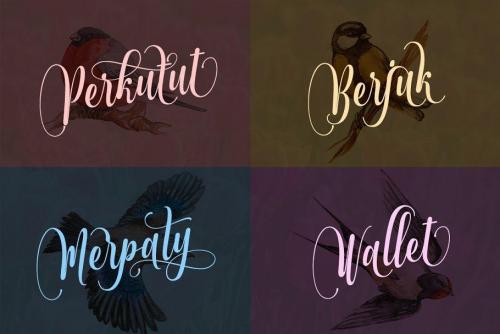 Muthya Script Font  6