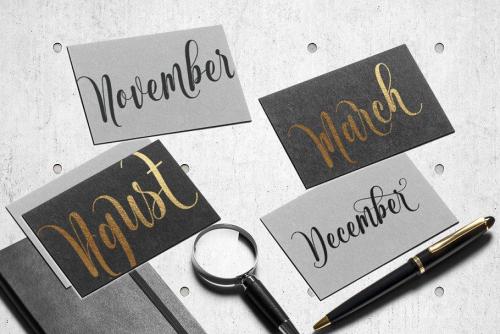 Muthya Script Font  7