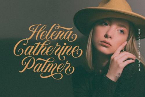 Neography Modern Calligraphy Script Font 3