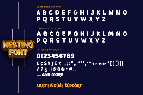 Nesting Display Font  2