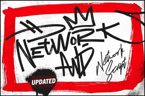 Network Script Font