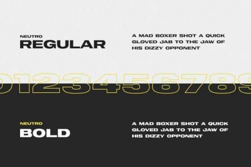 Neutro Display Font 2