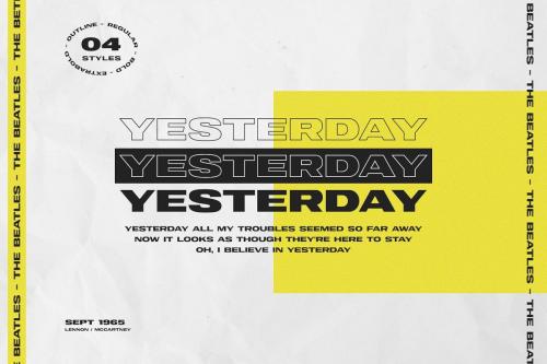 Neutro Display Font 5